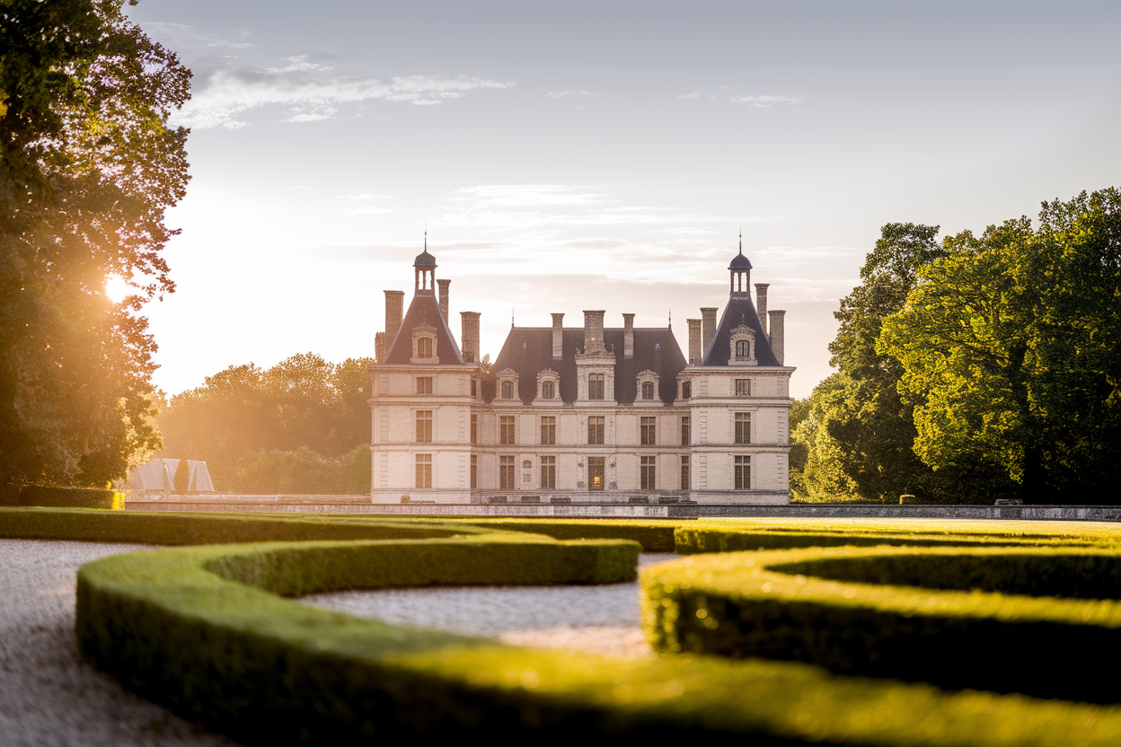 chateau-iledefrance-coucher-soleil-jardin