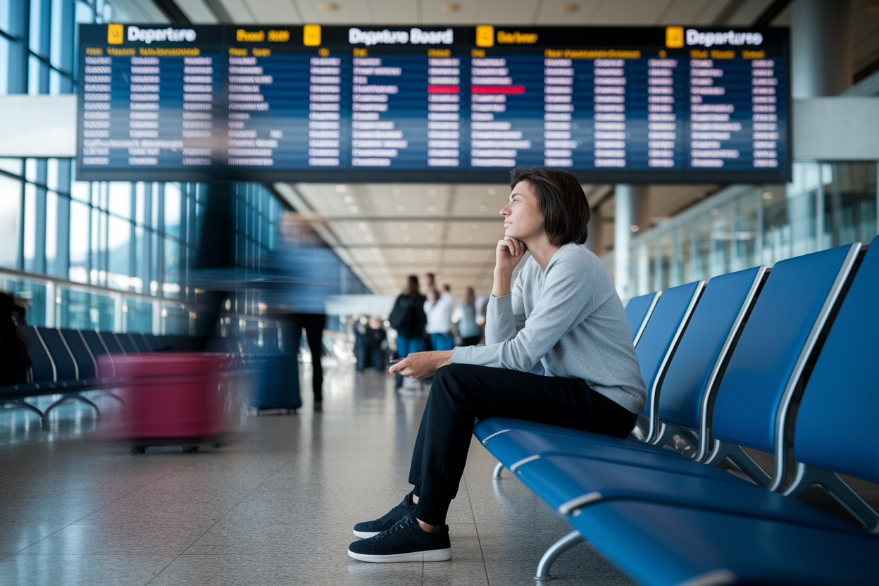 personne-assise-aeroport-panneau-departs
