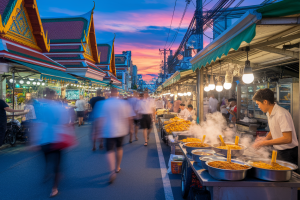 rue-bangkok-etals-vendeur-nourriture