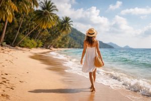 plage-thailande-personne-palmiers-nuages